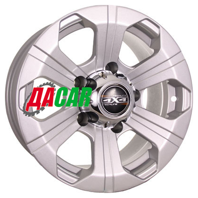 Tech Line 547 8x15/5x139,7 ET0 D108 Silver
