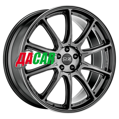 OZ Hyper XT HLT 9x20/5x112 ET30 D79 Star Graphite Diamond Lip