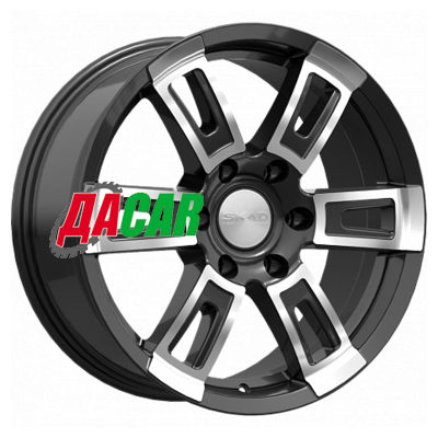 Скад Тор 8x18/6x139,7 ET30 D67,1 Алмаз (АРС 014 black)