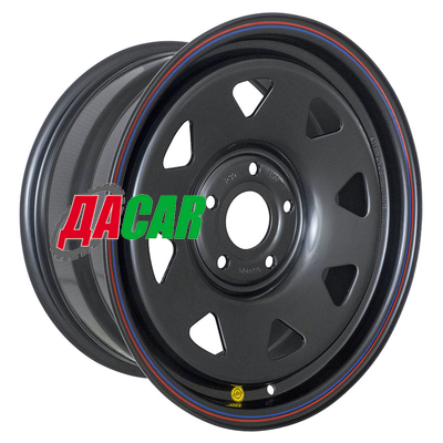 Off-Road Wheels Jeep 8x17/5x127 ET30 D71,6 черный (треугольник мелкий)