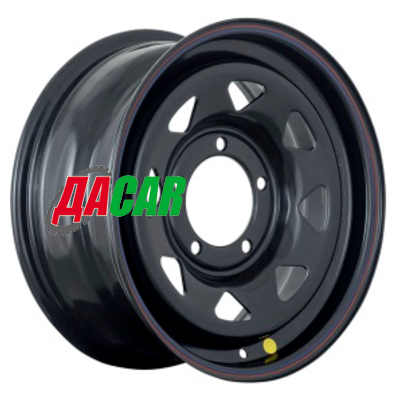 Off-Road Wheels УАЗ (треуг. мелкий) 8x16/5x139,7 ET20 D110 черный (с увелич. полкой)