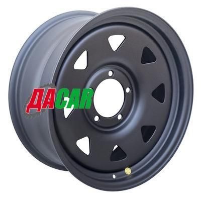 Off-Road Wheels УАЗ, ГАЗ Соболь, Dodge Ram 1500 8x18/5x139,7 ET20 D110 Черный матовый (треуг. мелкий)