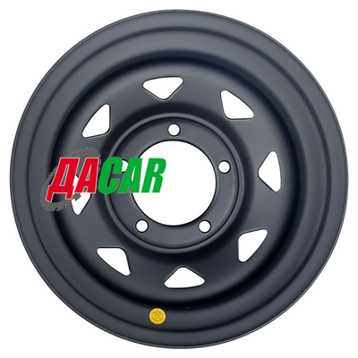 Off-Road Wheels УАЗ 8x15/5x139,7 ET-19 D110 Черный матовый (треуг. мелкий)