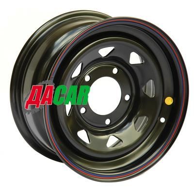 Off-Road Wheels ВАЗ Нива 7x15/5x139,7 ET25 D98,5 черный до 2018г. (треуг. мелкий)