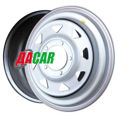 Off-Road Wheels УАЗ 8x16/5x139,7 ET-19 D110 серебристый (треуг. мелкий)